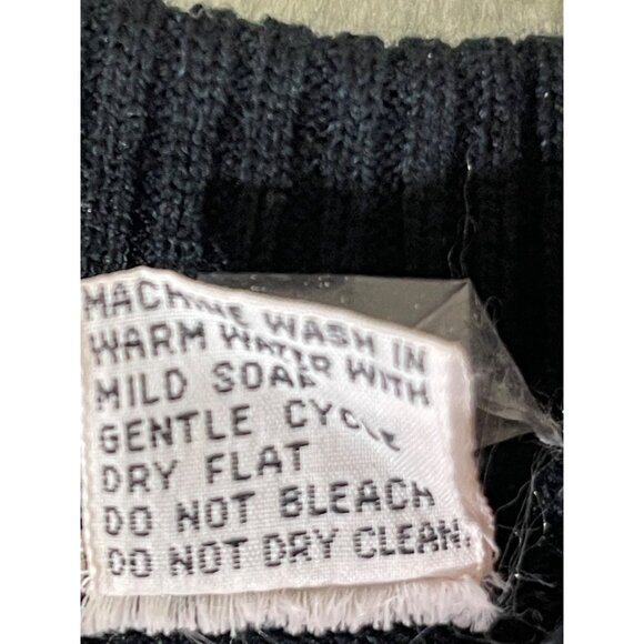 Via L.A Women's Size medium Sweater striped tan and black - Picture 13 of 16